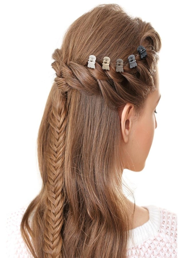 Funtopia Small Hair Clips, Funtopia 72 Pcs Mini Matte Hair Claw Clips for Women Girls, Cute Small Claw Clips for Thin Hair, 8 Colors Tiny Hair Clips for Short Hair - Image 3